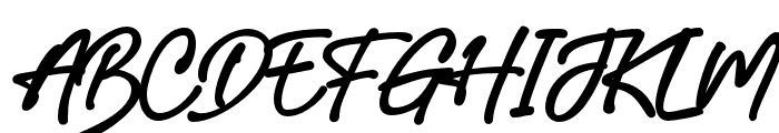 Australian Signature Swash Font UPPERCASE