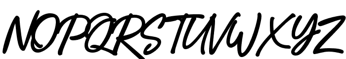 Australian Signature Swash Font UPPERCASE