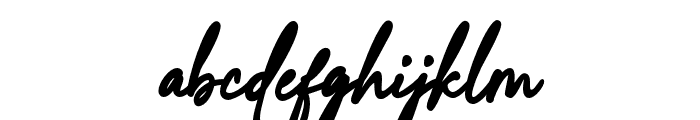 Australian Signature Font LOWERCASE