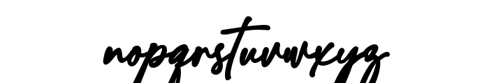 Australian Signature Font LOWERCASE
