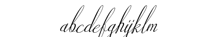 AustralianScript-Italic Font LOWERCASE