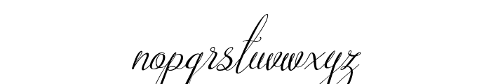 AustralianScript-Italic Font LOWERCASE