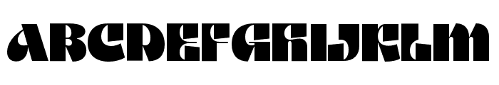 Austro Typeface Regular Font UPPERCASE