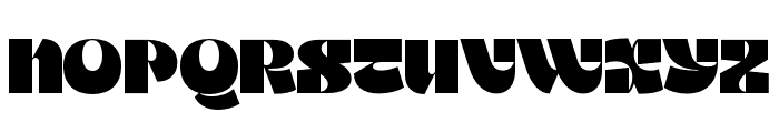 Austro Typeface Regular Font UPPERCASE