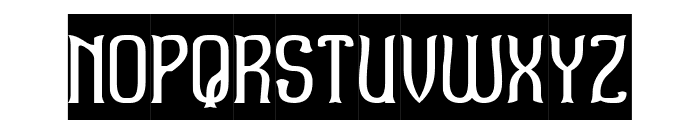Austronesia-Inverse Font UPPERCASE