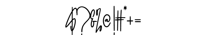 Austryan Signature Font OTHER CHARS