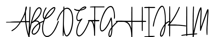 Austryan Signature Font UPPERCASE