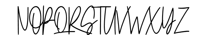 Austryan Signature Font UPPERCASE