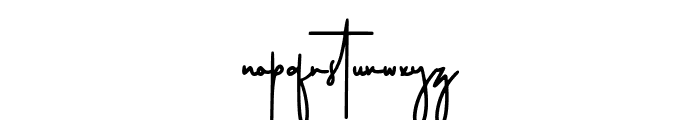 Austryan Signature Font LOWERCASE