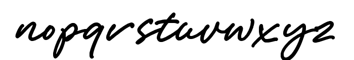 Autentico realistic handwriting Font LOWERCASE