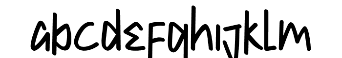Authen Marker Font LOWERCASE