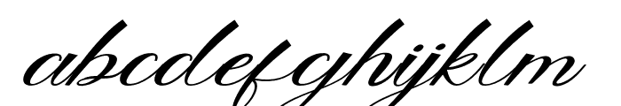 AutheniaScript Font LOWERCASE