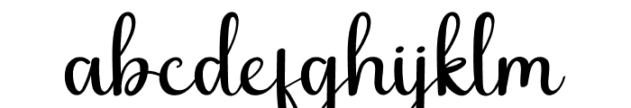 Authentic Christmas Font LOWERCASE