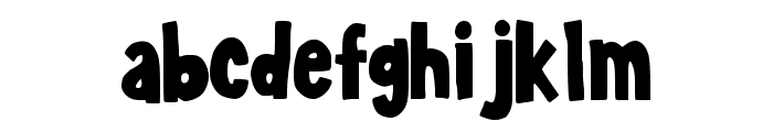 Authentic Comic Regular Font LOWERCASE