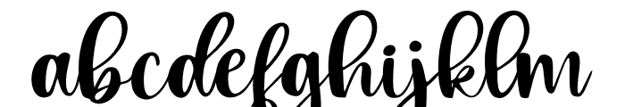 Authentic Heart Font LOWERCASE