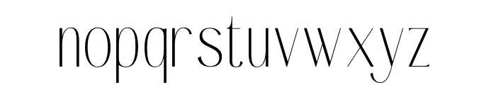 Authentic Megarilo Font LOWERCASE