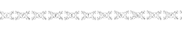 Authentic Monogram Font LOWERCASE