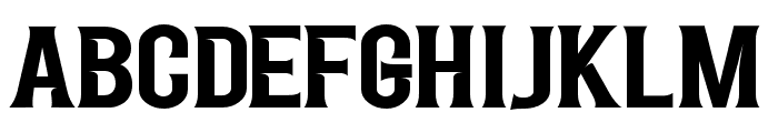 Authentic Serif Regular Font LOWERCASE