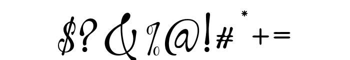 Authentic Signature Regular Font OTHER CHARS