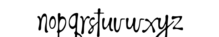 Authentic Signature Regular Font LOWERCASE