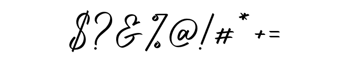 Authentic Signature Font OTHER CHARS