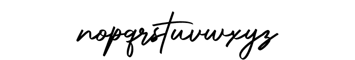 Authentic Signature Font LOWERCASE