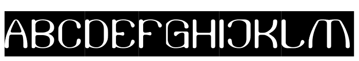 Authentic Style-Inverse Font UPPERCASE
