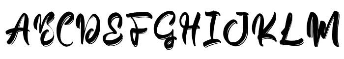 AuthenticSatruh Font UPPERCASE