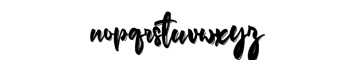 AuthenticSatruh Font LOWERCASE