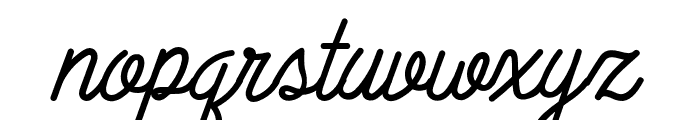 Authentic Font LOWERCASE