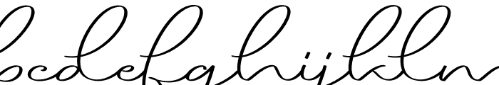 Authenticity Font LOWERCASE