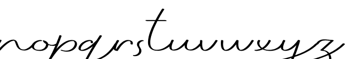Authenticity Font LOWERCASE