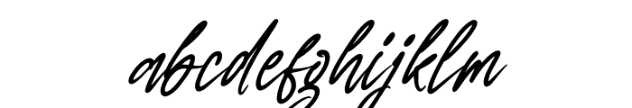 Authentty Wegnotta Italic Font LOWERCASE