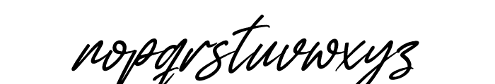 Authentty Wegnotta Italic Font LOWERCASE