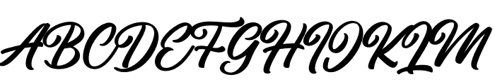 Autho Youthful Font UPPERCASE