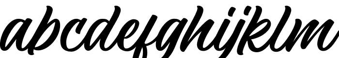 Autho Youthful Font LOWERCASE