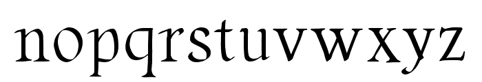 Author Desire Regular Font LOWERCASE