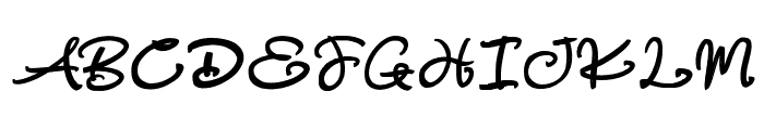 Author Shitan Font UPPERCASE