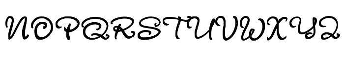 Author Shitan Font UPPERCASE
