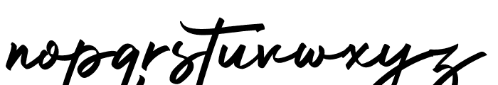 Authorsign Font LOWERCASE
