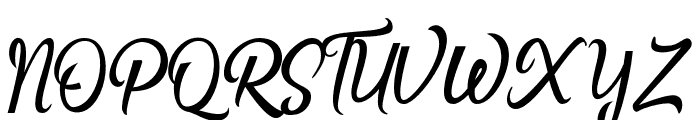 Authynai Font UPPERCASE