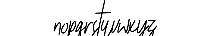 AuticaMonthgel Font LOWERCASE