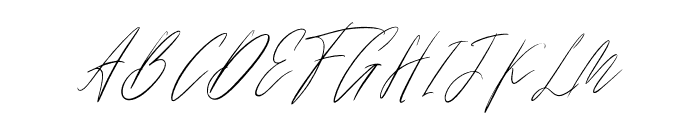 Autograph Regular Font UPPERCASE
