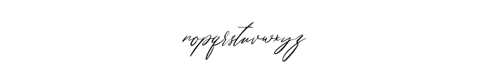 Autograph Regular Font LOWERCASE