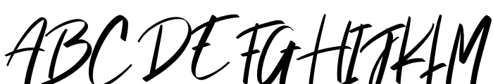 Autograph Font UPPERCASE