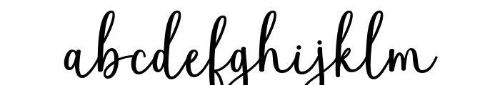 Autography Stylish Regular Font LOWERCASE