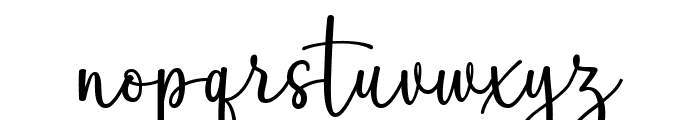 Autography Stylish Regular Font LOWERCASE