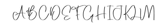 Autography2 Font UPPERCASE