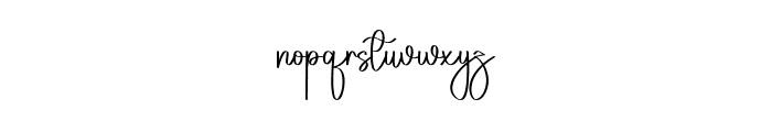 Autography2 Font LOWERCASE