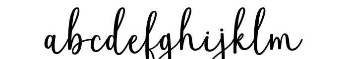 AutographyStylish-Regular Font LOWERCASE